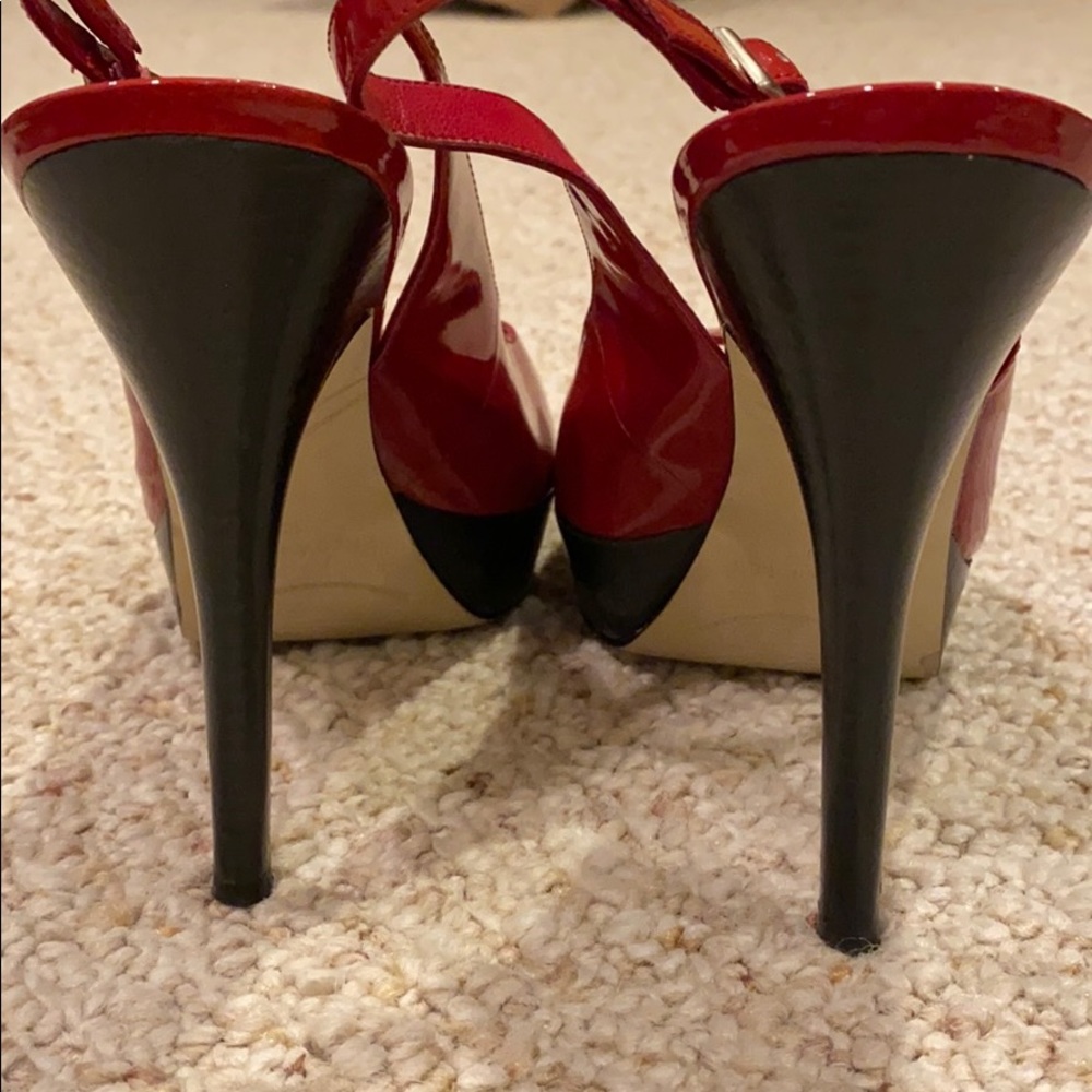 Patent Leather Peep Toe